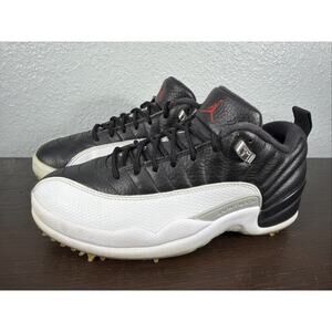 Nike Air Jordan XII 12 Low Retro 12 Golf Playoff Black Size 6.5 [DH4120-010]